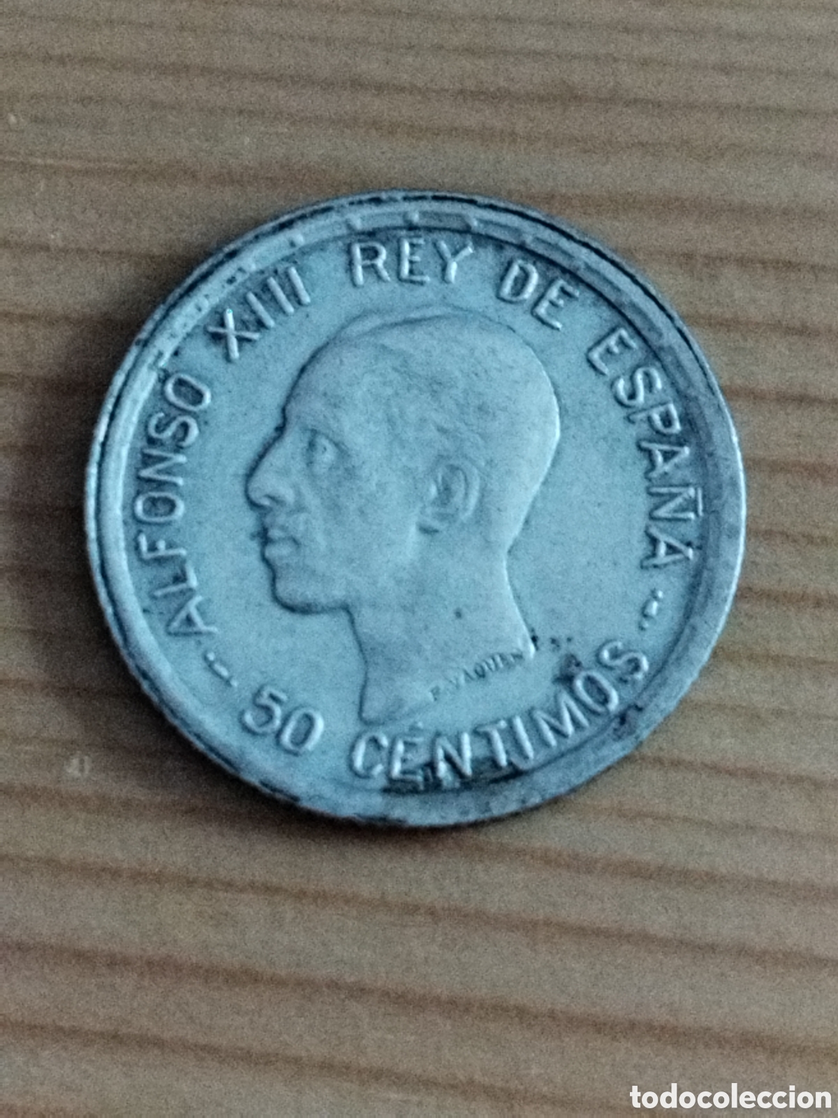 Monedas de Espa&ntilde;a: Moneda de plata de 50 c&eacute;ntimos de 1926 de Alfonso XIII - Foto 1