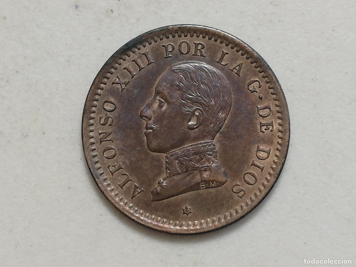 Monedas de Espa&ntilde;a: MONEDA 2 CENTIMOS 1912, ALFONSO XIII - Foto 2