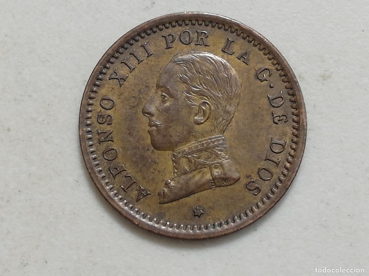 Monedas de Espa&ntilde;a: MONEDA 2 CENTIMOS 1912, ALFONSO XIII - Foto 2