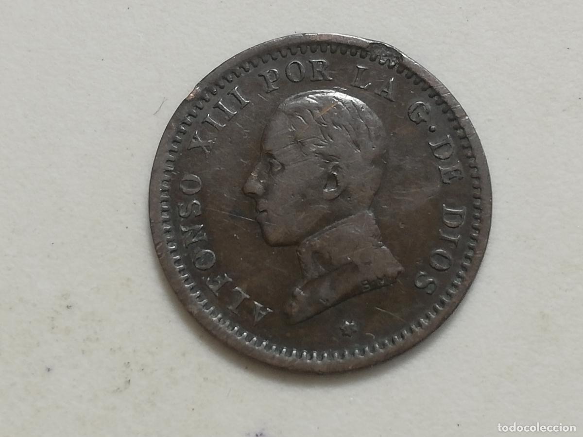Monedas de Espa&ntilde;a: MONEDA 2 CENTIMOS 1912, ALFONSO XIII - Foto 2