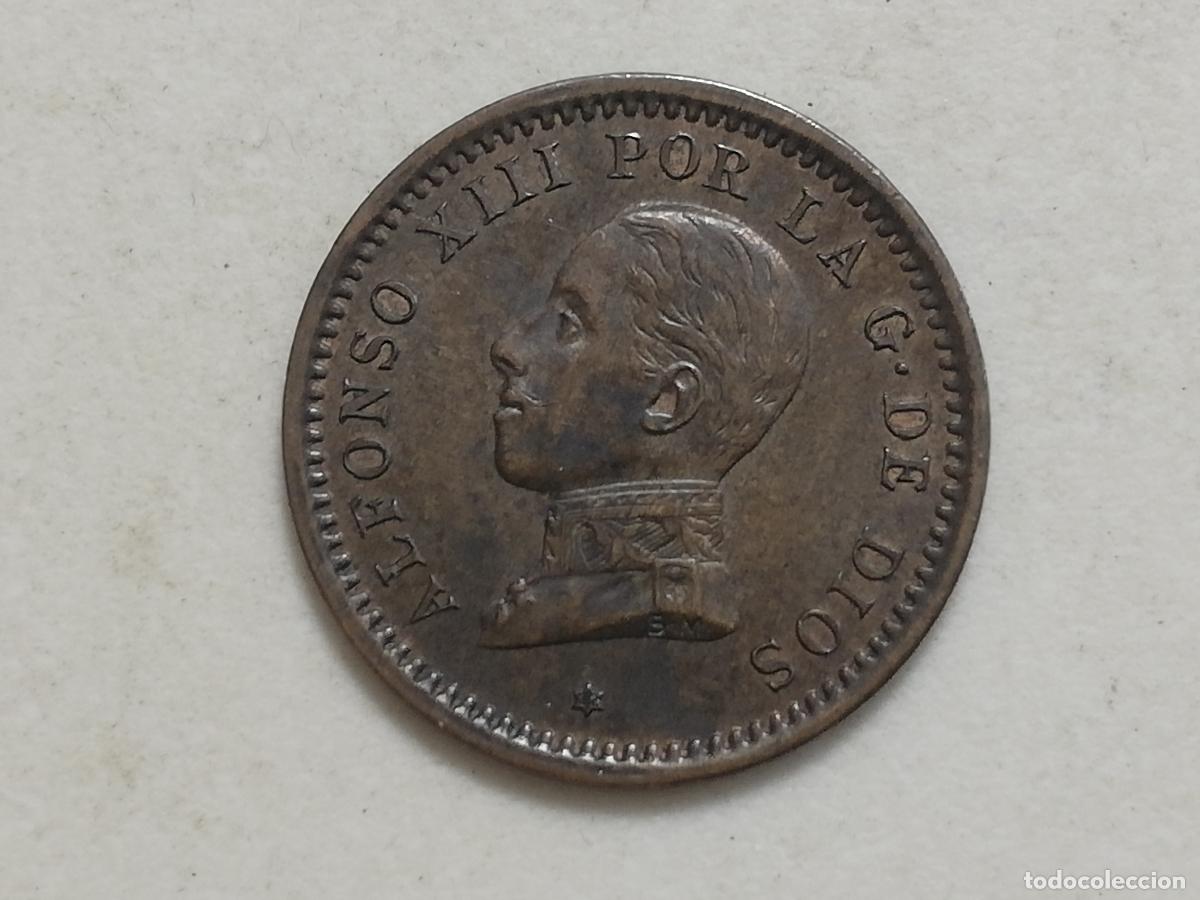 Monedas de Espa&ntilde;a: MONEDA 2 CENTIMOS 1912, ALFONSO XIII - Foto 2