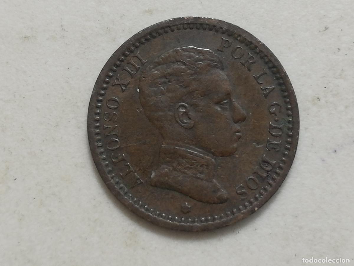 Monedas de Espa&ntilde;a: MONEDA 2 CENTIMOS 1904, ALFONSO XIII - Foto 2