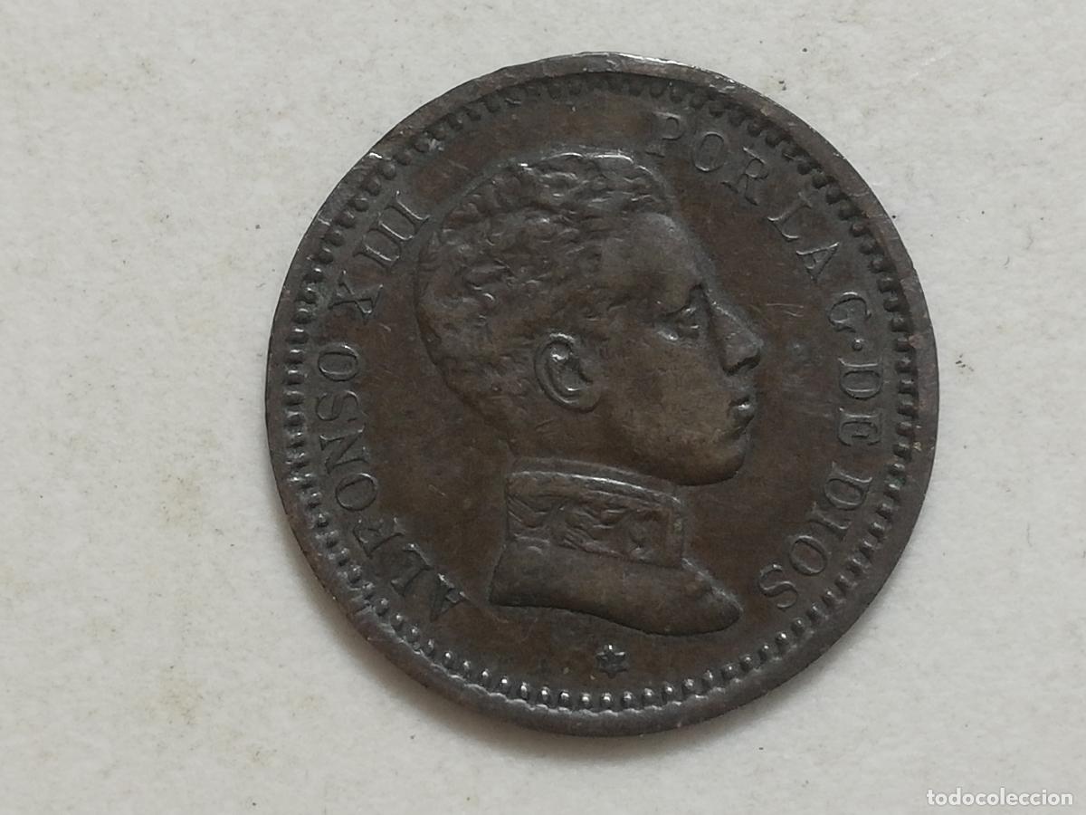 Monedas de Espa&ntilde;a: MONEDA 2 CENTIMOS 1904, ALFONSO XIII - Foto 2