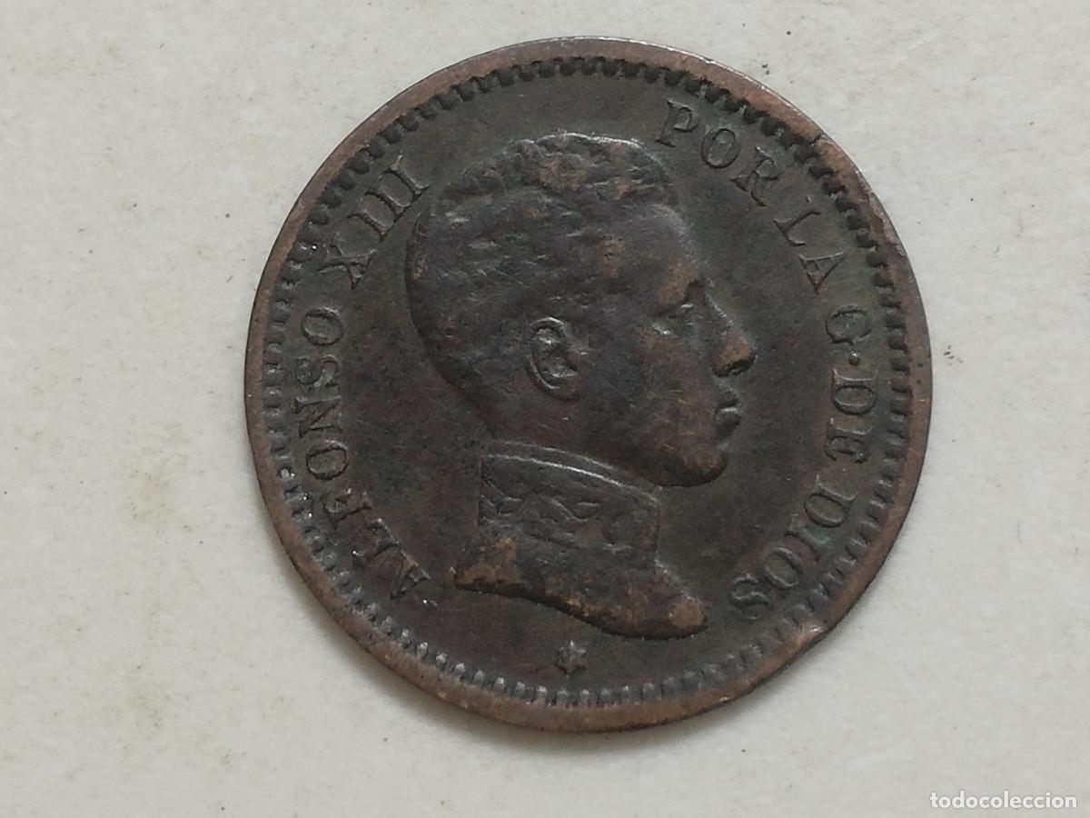 Monedas de Espa&ntilde;a: MONEDA 2 CENTIMOS 1904, ALFONSO XIII - Foto 2