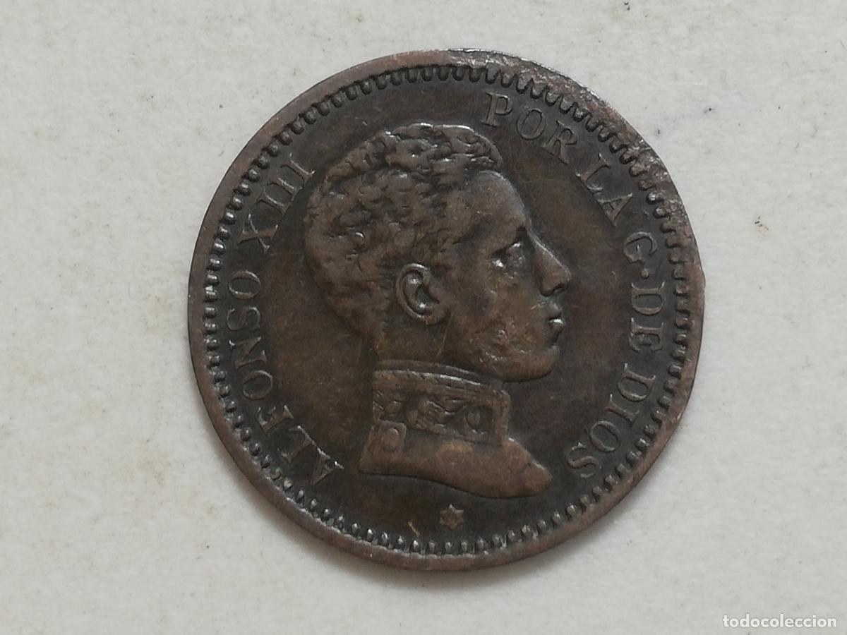 Monedas de Espa&ntilde;a: MONEDA 2 CENTIMOS 1904, ALFONSO XIII - Foto 2