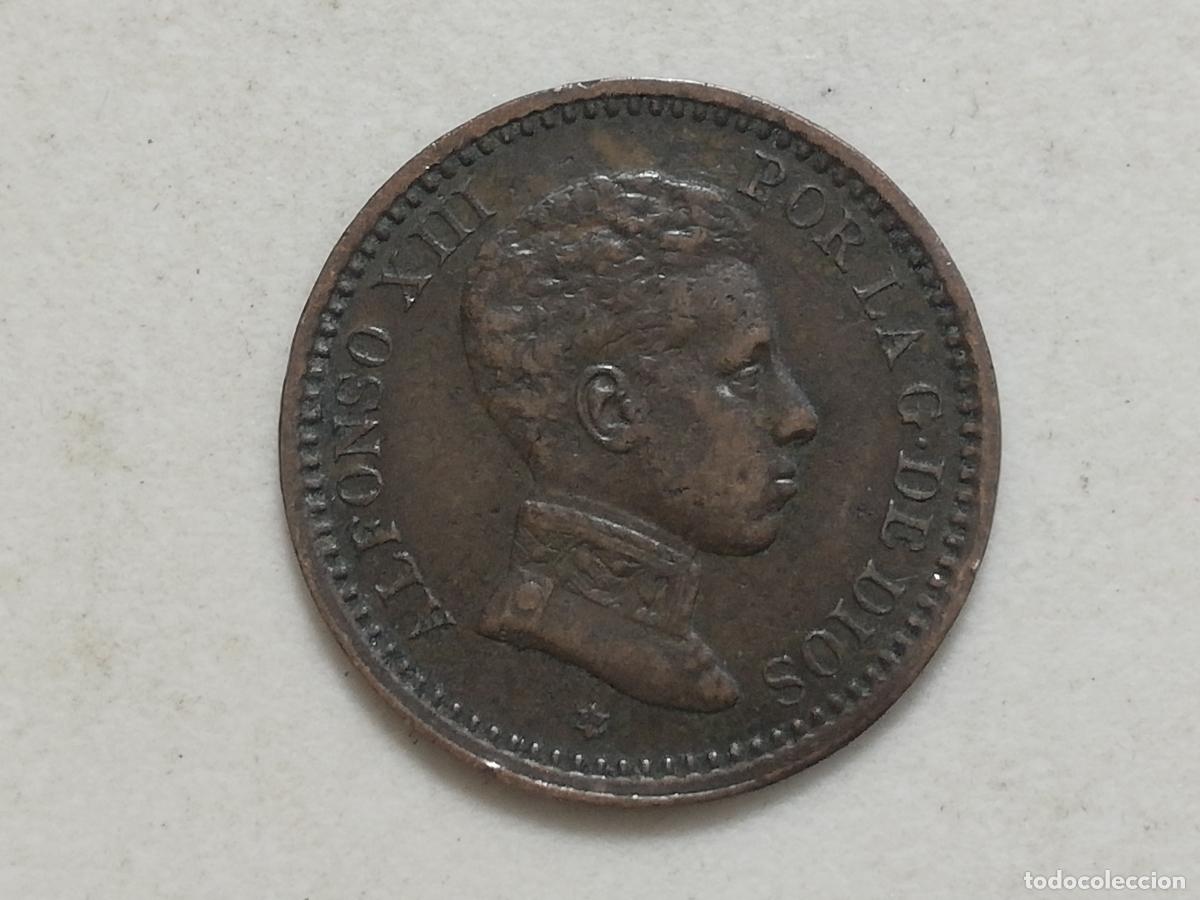 Monedas de Espa&ntilde;a: MONEDA 2 CENTIMOS 1904, ALFONSO XIII - Foto 2