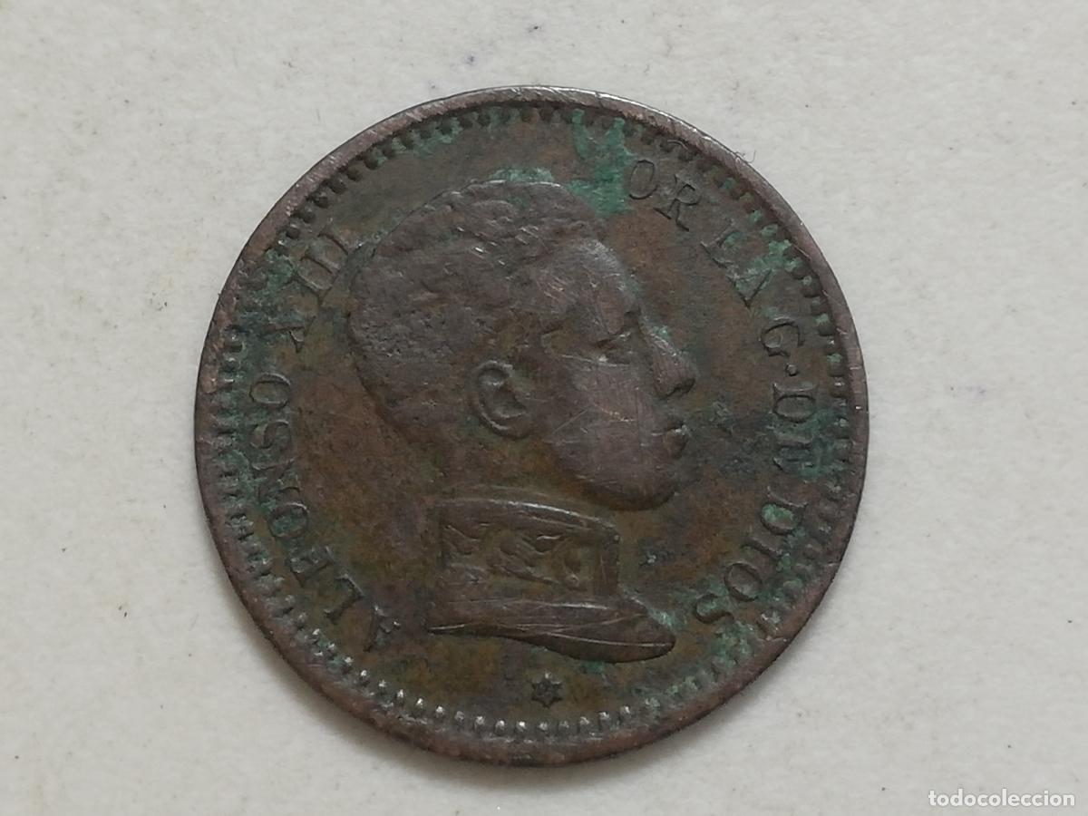 Monedas de Espa&ntilde;a: MONEDA 2 CENTIMOS 1904, ALFONSO XIII - Foto 2