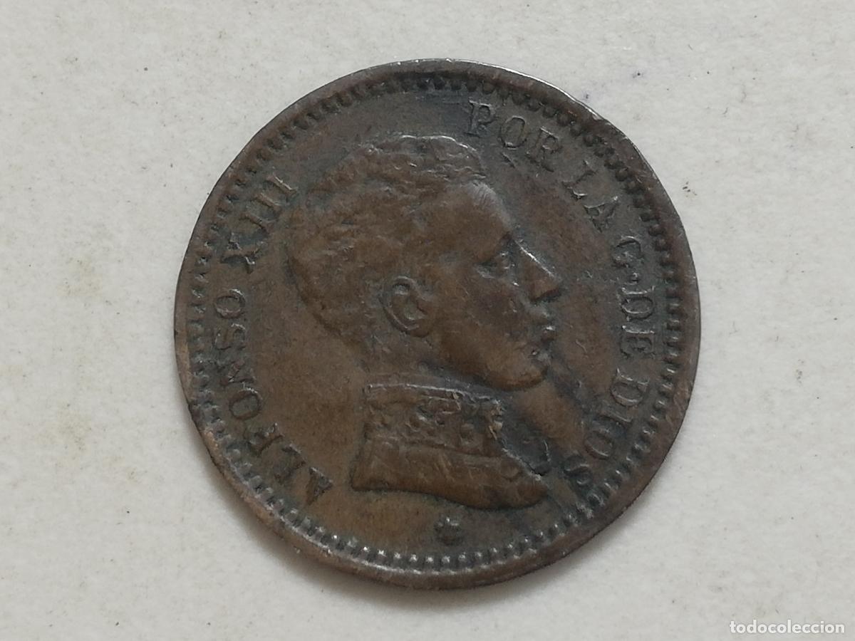 Monedas de Espa&ntilde;a: MONEDA 2 CENTIMOS 1904, ALFONSO XIII - Foto 2