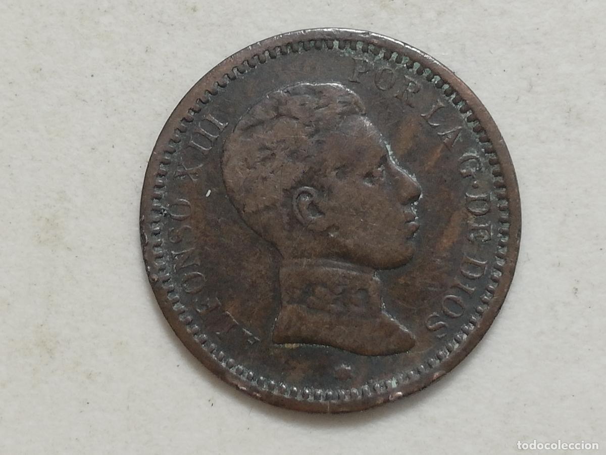 Monedas de Espa&ntilde;a: MONEDA 2 CENTIMOS 1904, ALFONSO XIII - Foto 2