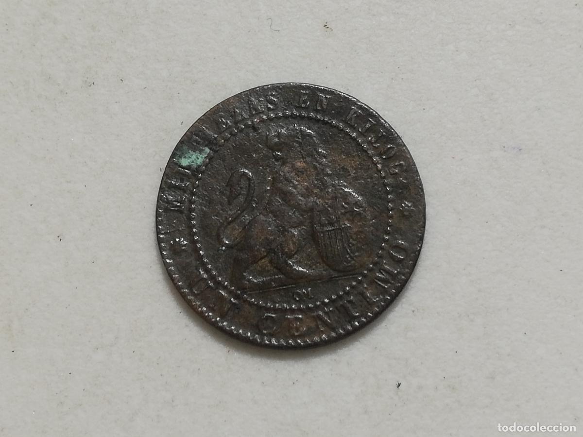 Monedas de Espa&ntilde;a: MONEDA 1 CENTIMO 1870, GOBIERNO PROVISIONAL - Foto 1