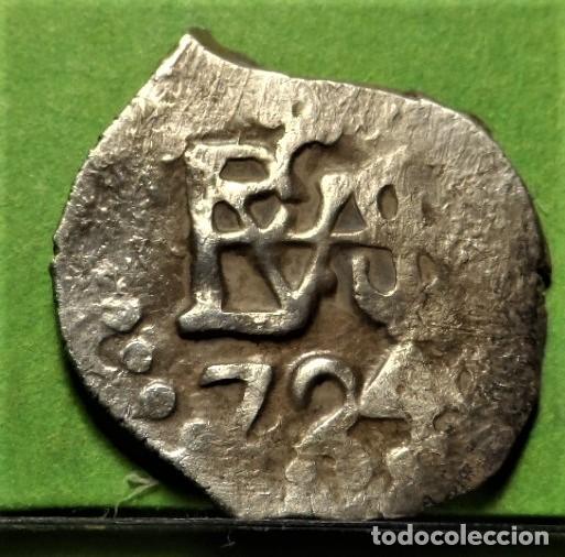 Monedas de Espa&ntilde;a: FELIPE V, 1/2 Real, 1724, LIMA - , A.C.-155, Ag - Foto 1