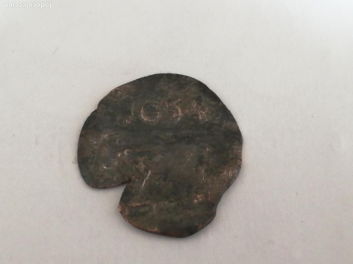 Monedas de Espa&ntilde;a: ANTIGUA MONEDA SIN IDENTIFICAR, A&Ntilde;O 1654 - Foto 1