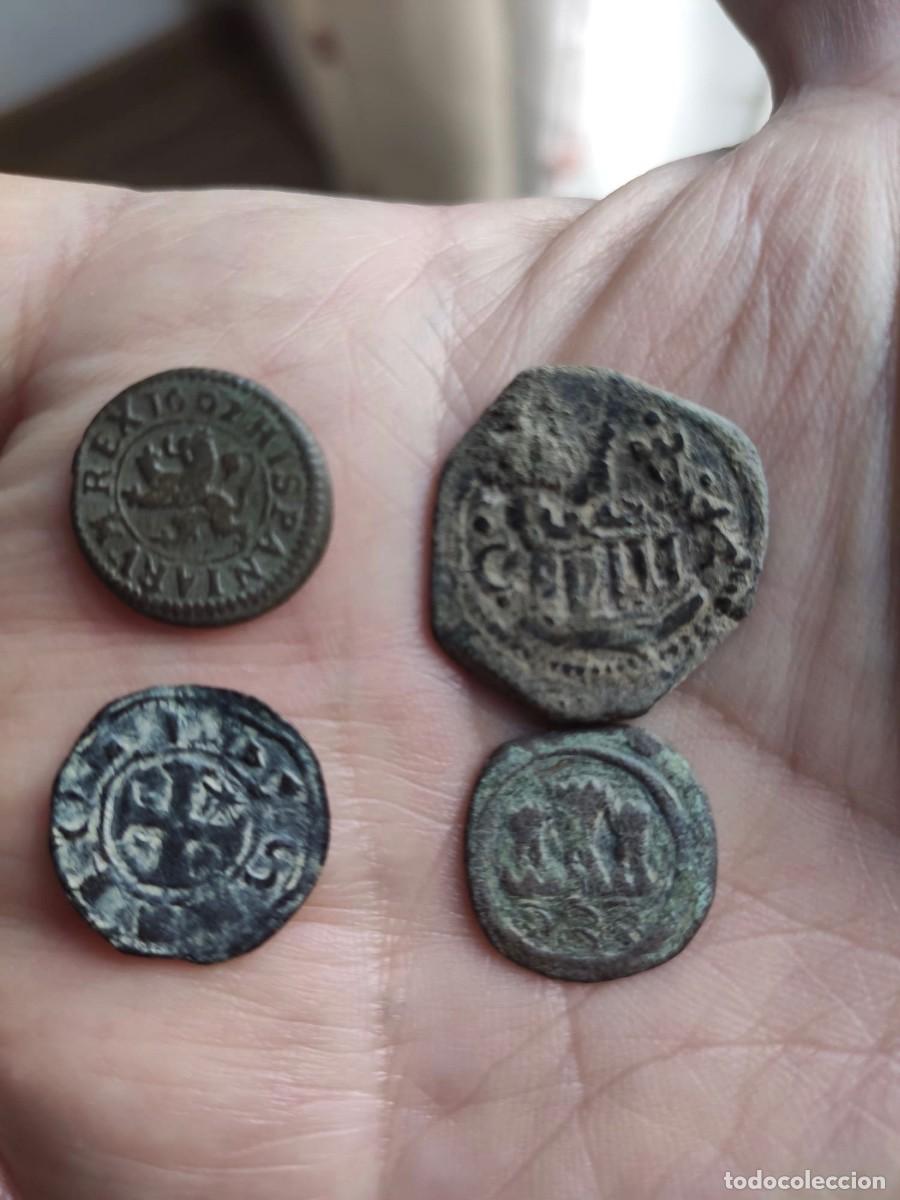 Monedas de Espa&ntilde;a: CUATRO MONEDAS DE LOS AUSTRIAS - Foto 1