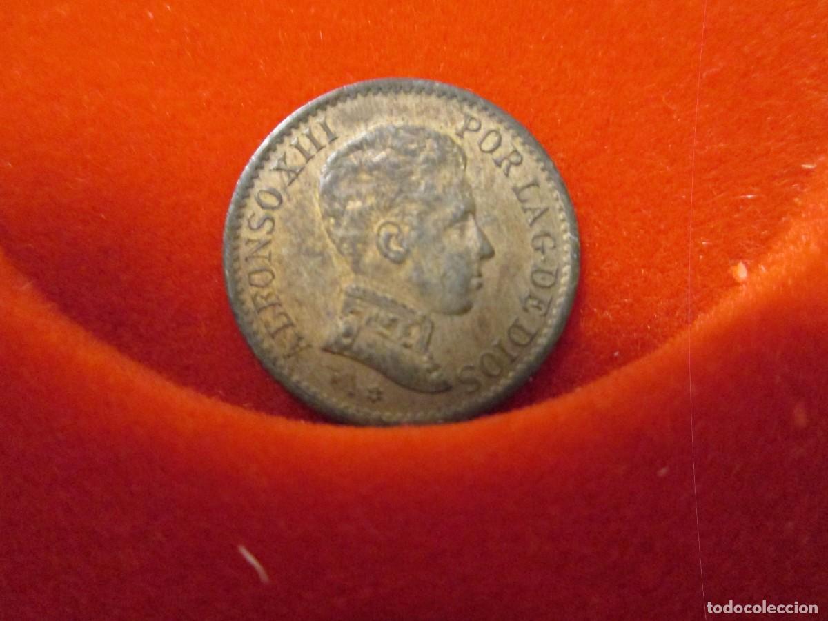 Monedas de Espa&ntilde;a: 1 CENTIMO 1906 ALFONSO XIII ESTRELLA 6 - Foto 2