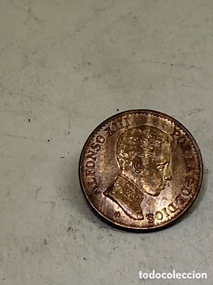 Monedas de Espa&ntilde;a: Moneda de un c&eacute;ntimo 1906 X48 - Foto 2