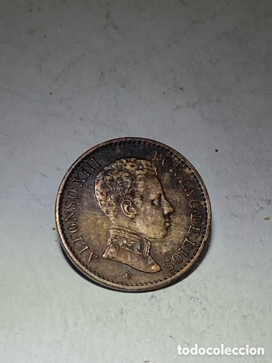 Monedas de Espa&ntilde;a: Moneda 1 c&eacute;ntimo 1906 X48 - Foto 2