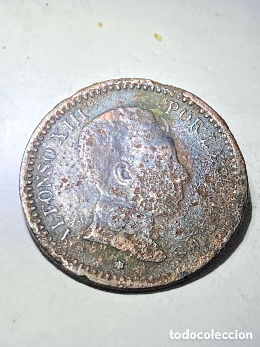 Monedas de Espa&ntilde;a: Moneda de 2 c&eacute;ntimos 1904 J60 - Foto 2