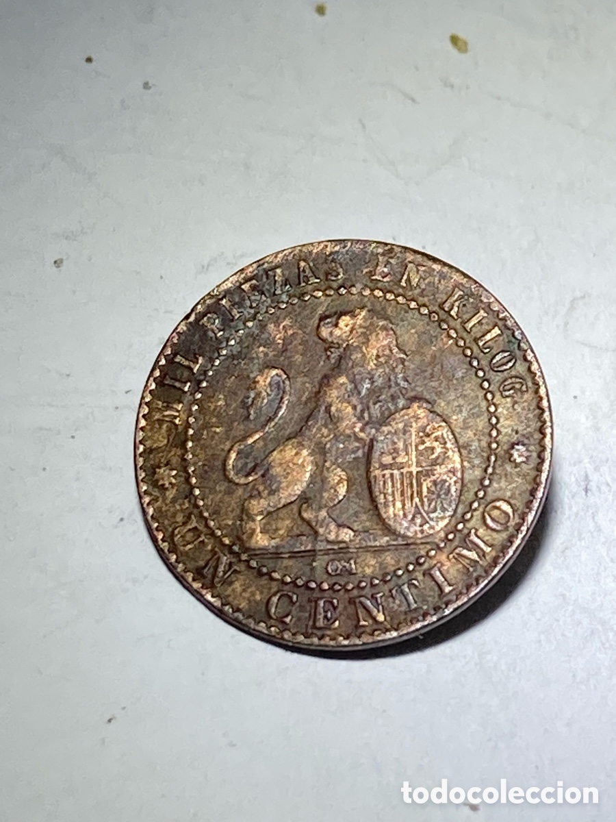 Monedas de Espa&ntilde;a: Moneda 1 c&eacute;ntimo 1870 J60 - Foto 1