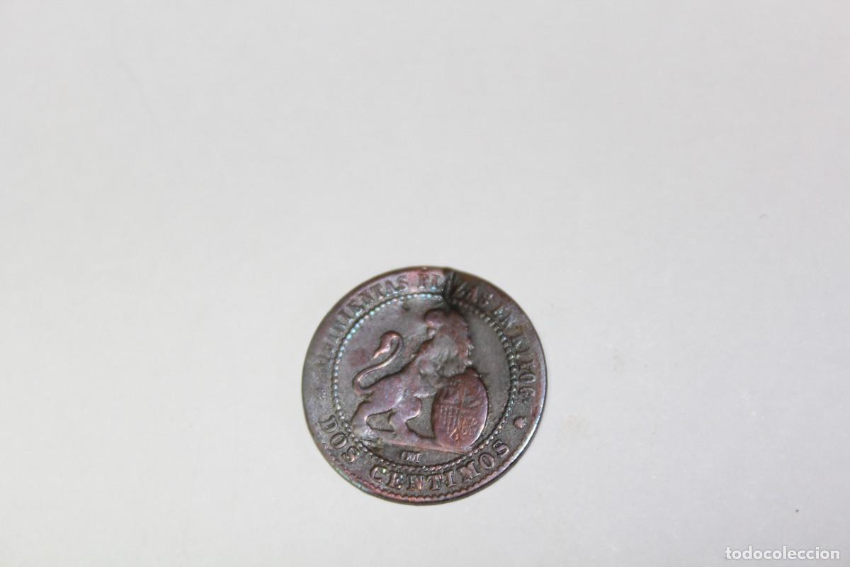 Monedas de Espa&ntilde;a: 2 CENTIMOS de 1870 OM Xc 26 GOBIERNO PROVISIONAL en BC - Foto 2