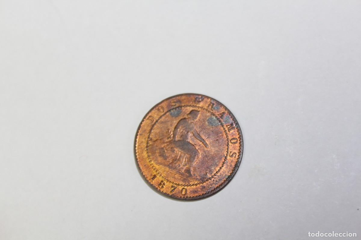 Monedas de Espa&ntilde;a: 2 CENTIMOS de 1870 OM Xc 26 GOBIERNO PROVISIONAL en BC+ - Foto 1
