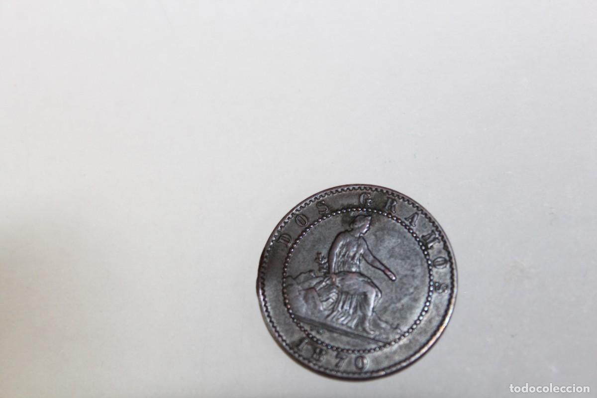 Monedas de Espa&ntilde;a: 2 CENTIMOS de 1870 OM Xc 26 GOBIERNO PROVISIONAL en BC+ - Foto 1