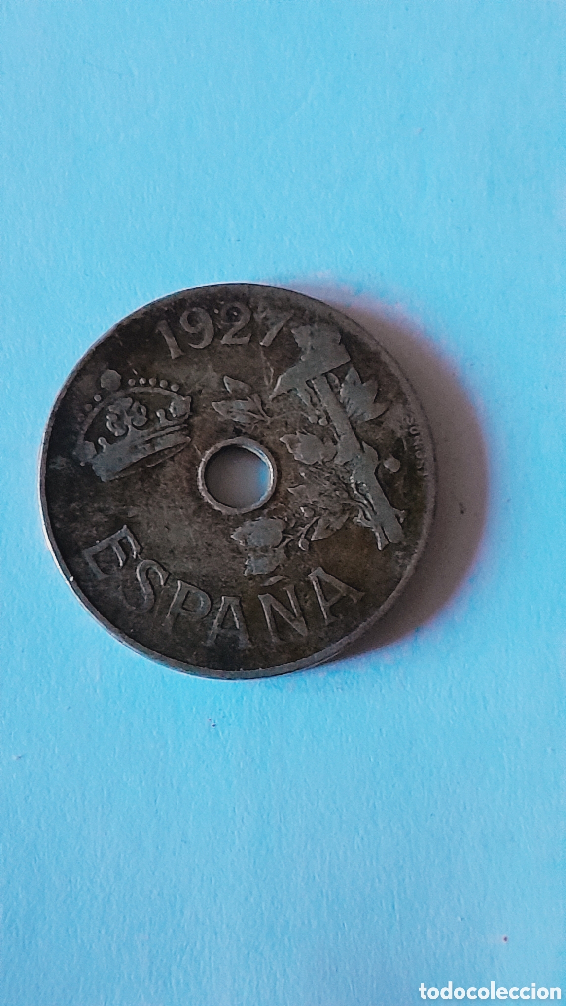 Monedas de Espa&ntilde;a: Espa&ntilde;a 25 centimos 1927 - Foto 2