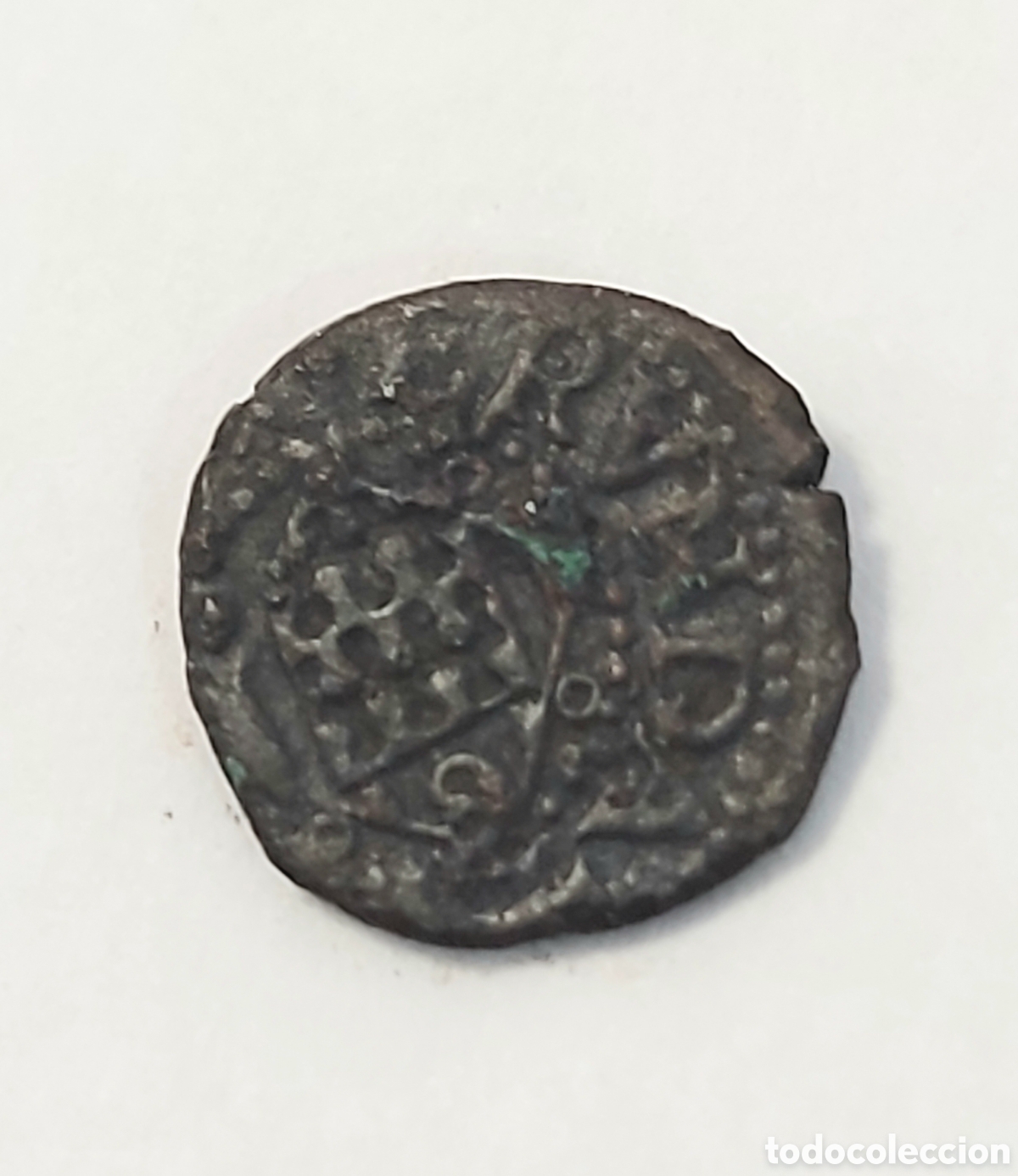 Monedas de Espa&ntilde;a: Dinero Girona Felipe III - Foto 2