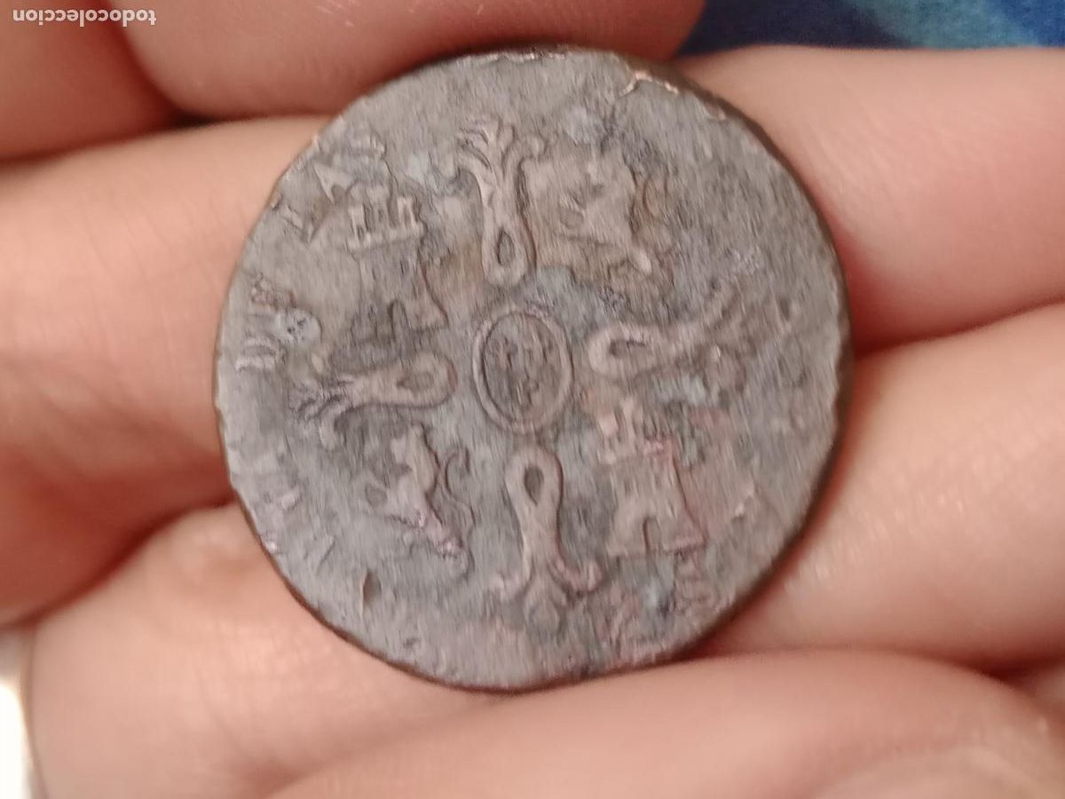 Monedas de Espa&ntilde;a: Moneda de 8 maravedis de 1849 - Foto 2
