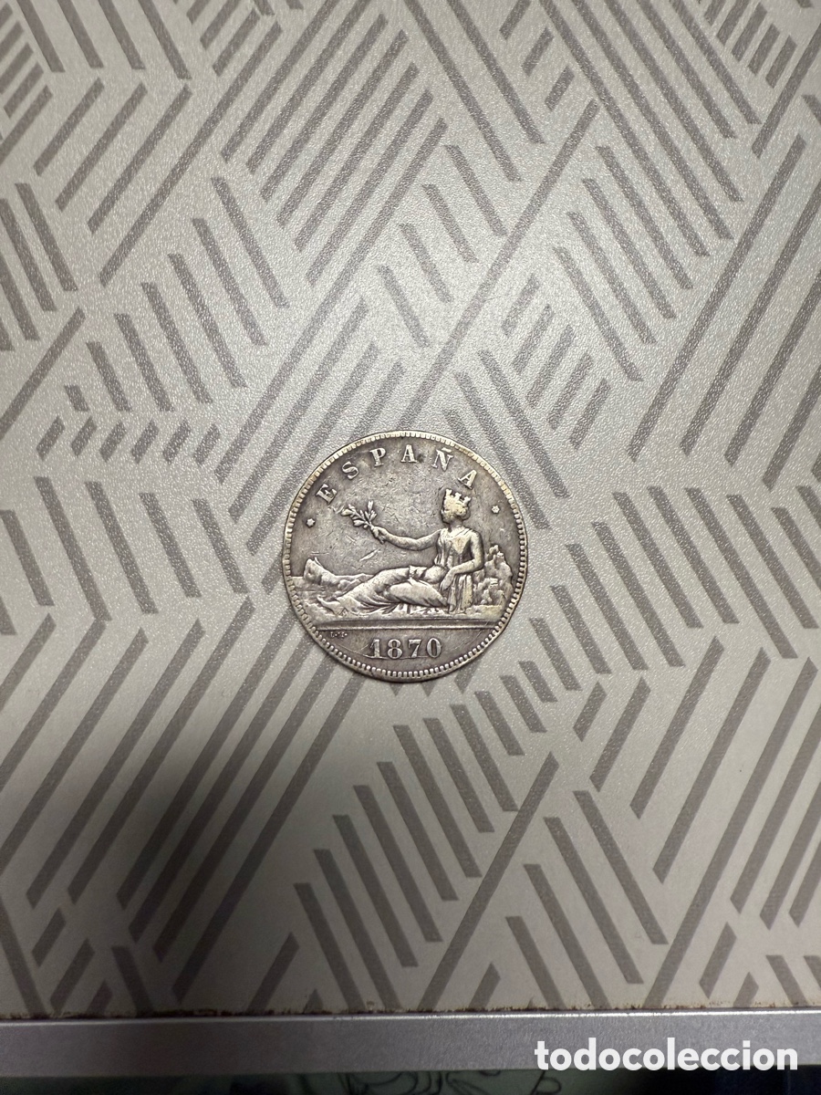 Monedas de Espa&ntilde;a: Moneda de Espa&ntilde;a 1870 - Foto 4