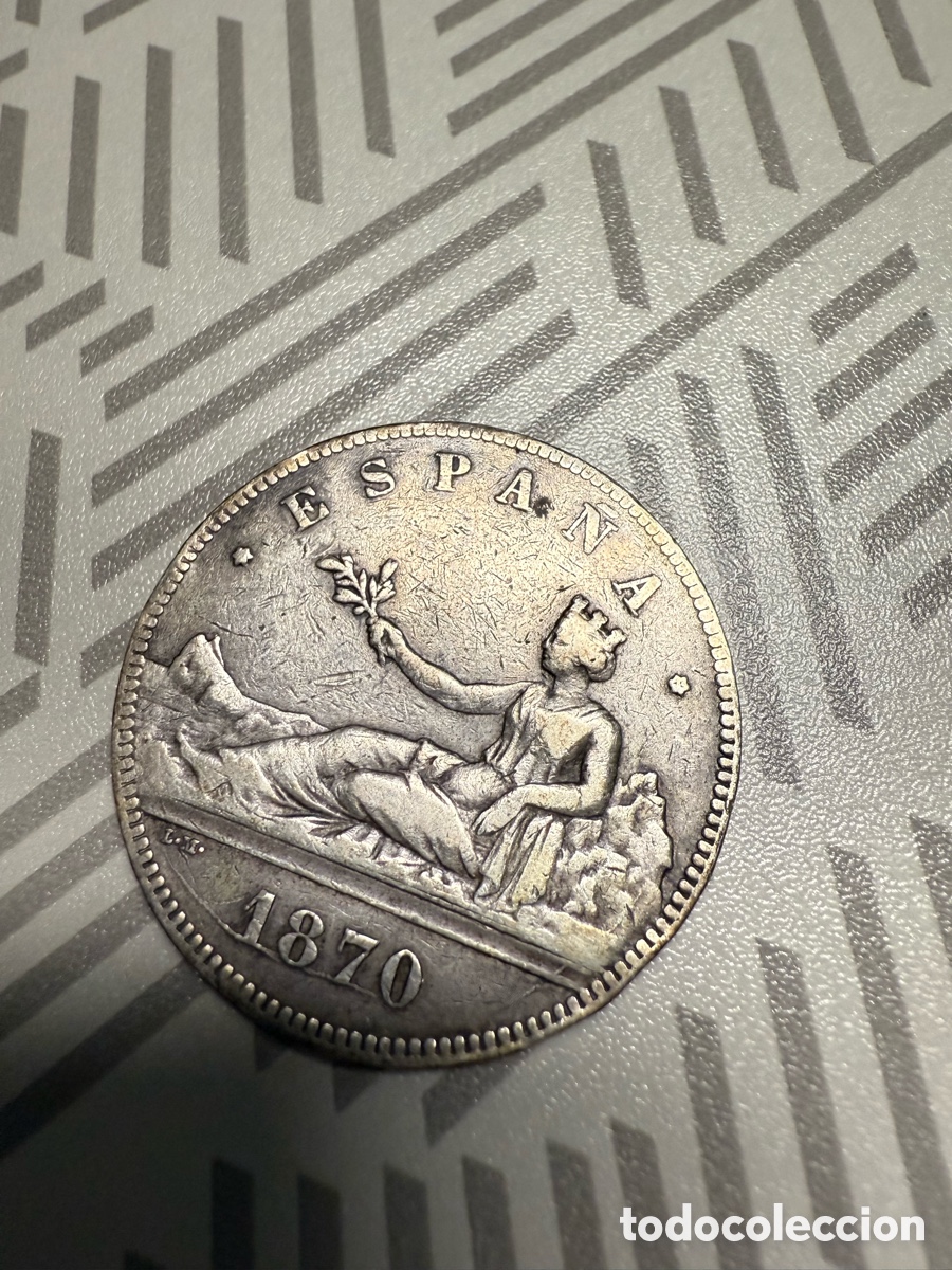Monedas de Espa&ntilde;a: Moneda de Espa&ntilde;a 1870 - Foto 1