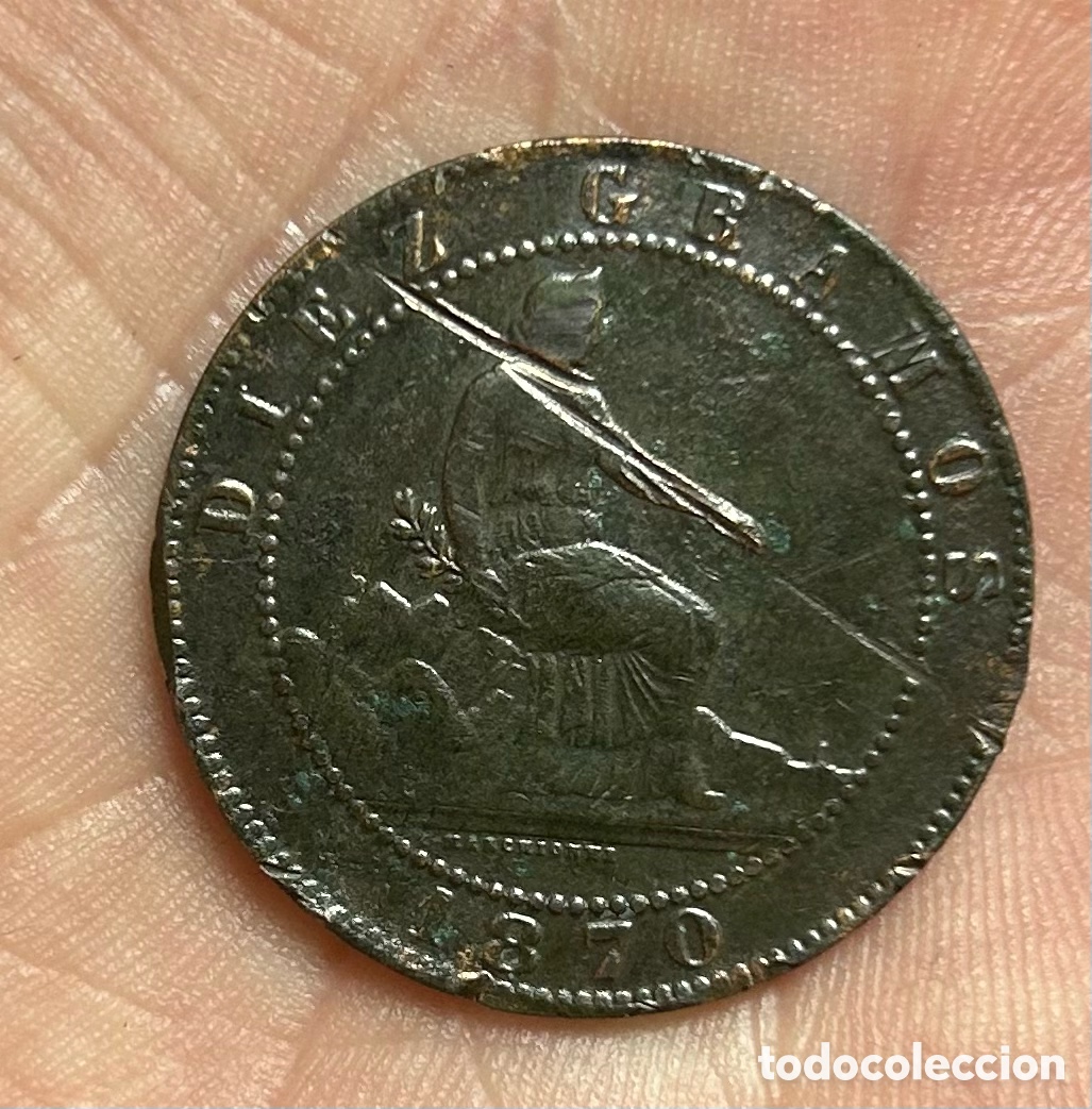 Monedas de Espa&ntilde;a: Moneda 10 c&eacute;ntimos 1970 - Foto 2