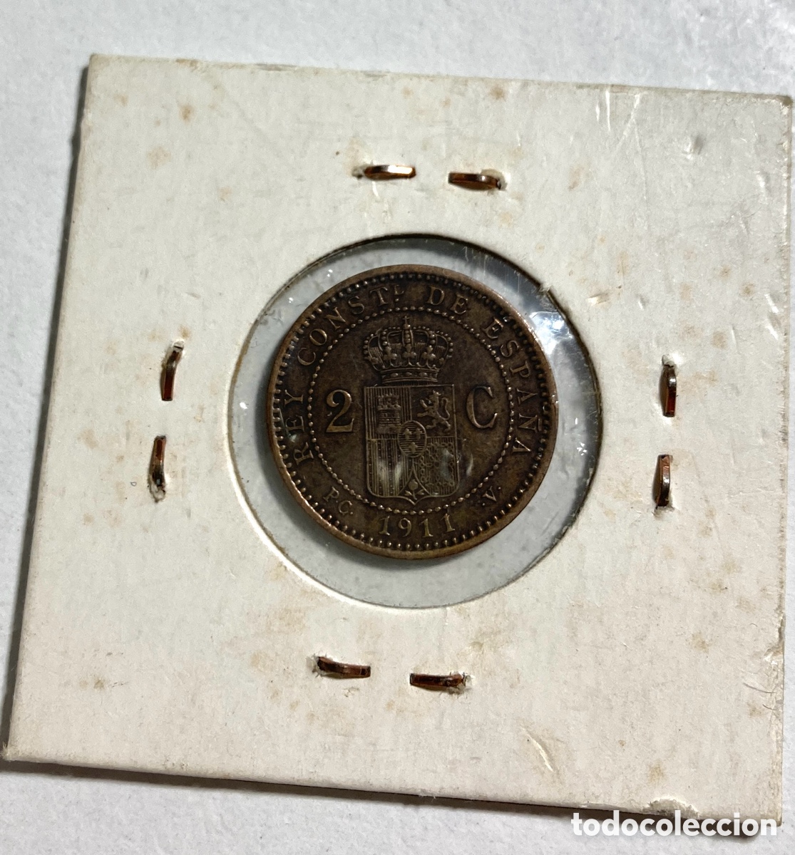 Monedas de Espa&ntilde;a: 2 c&eacute;ntimos 1911. Alfonso XIII. * 11 - Foto 2