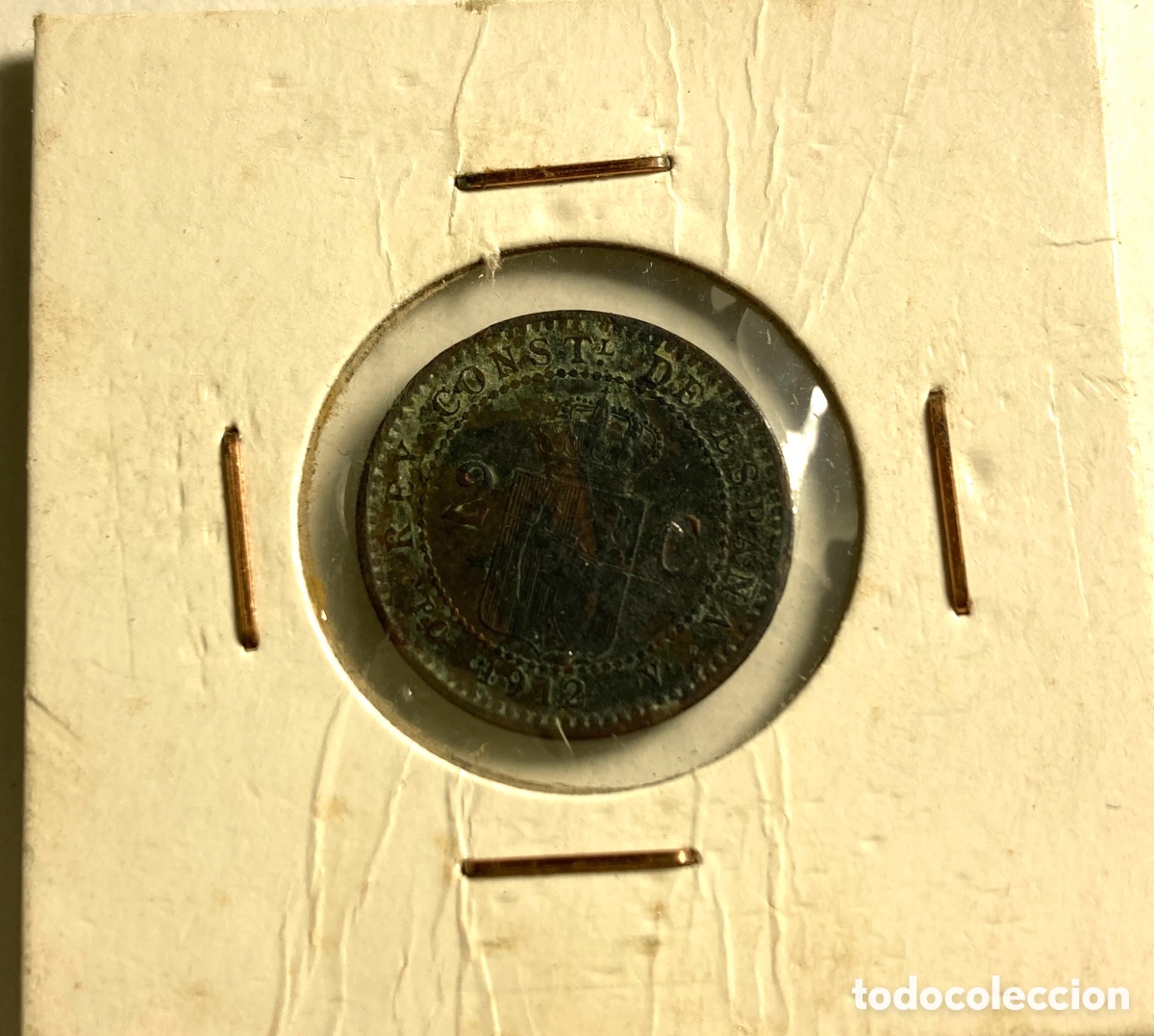 Monedas de Espa&ntilde;a: 2 c&eacute;ntimos 1912 *12 Alfonso XIII - Foto 2