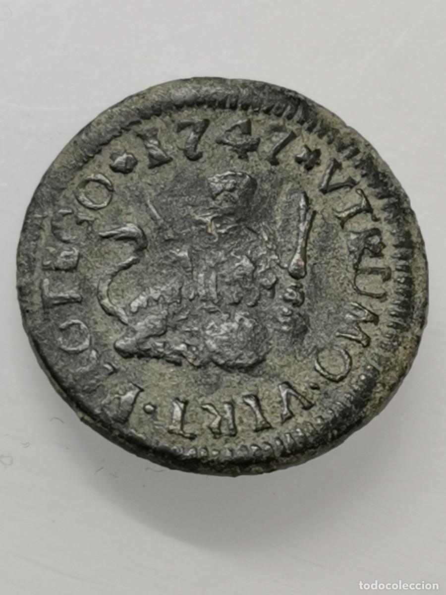 Monedas de Espa&ntilde;a: Fernando VI - Maraved&iacute; 1747 Segovia. - Foto 4