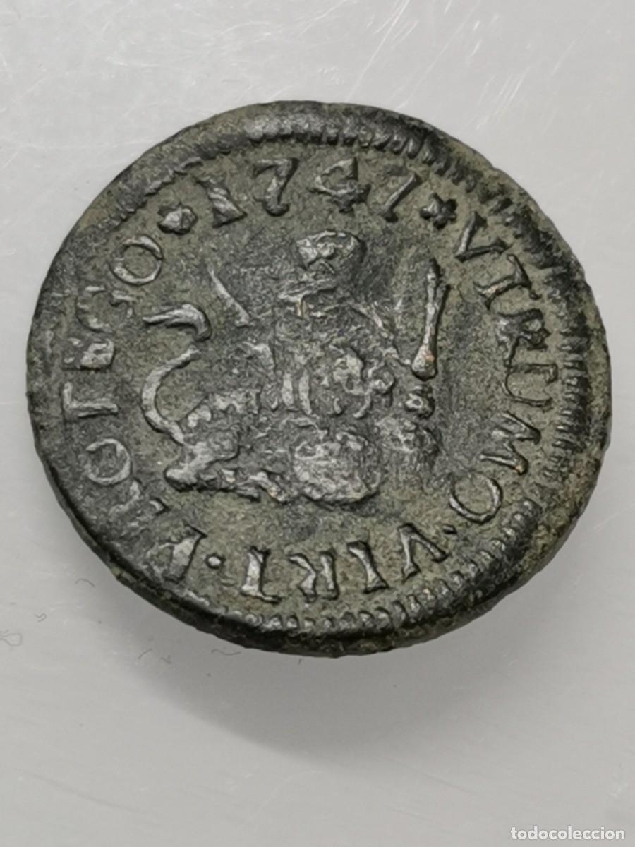 Monedas de Espa&ntilde;a: Fernando VI - Maraved&iacute; 1747 Segovia. - Foto 6