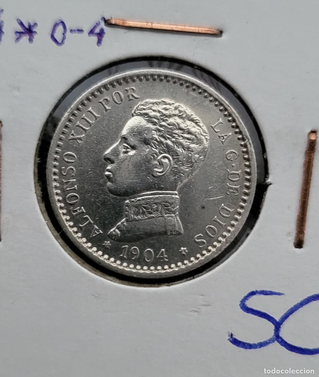 Monedas de Espa&ntilde;a: sin circular 50 cts. 1904 alfonso XII - Foto 1