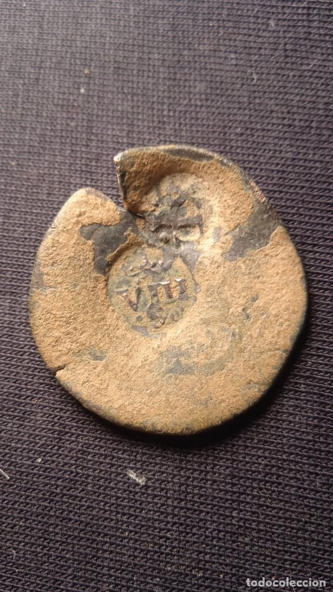 Monedas de Espa&ntilde;a: Antigua moneda resellada. - Foto 1