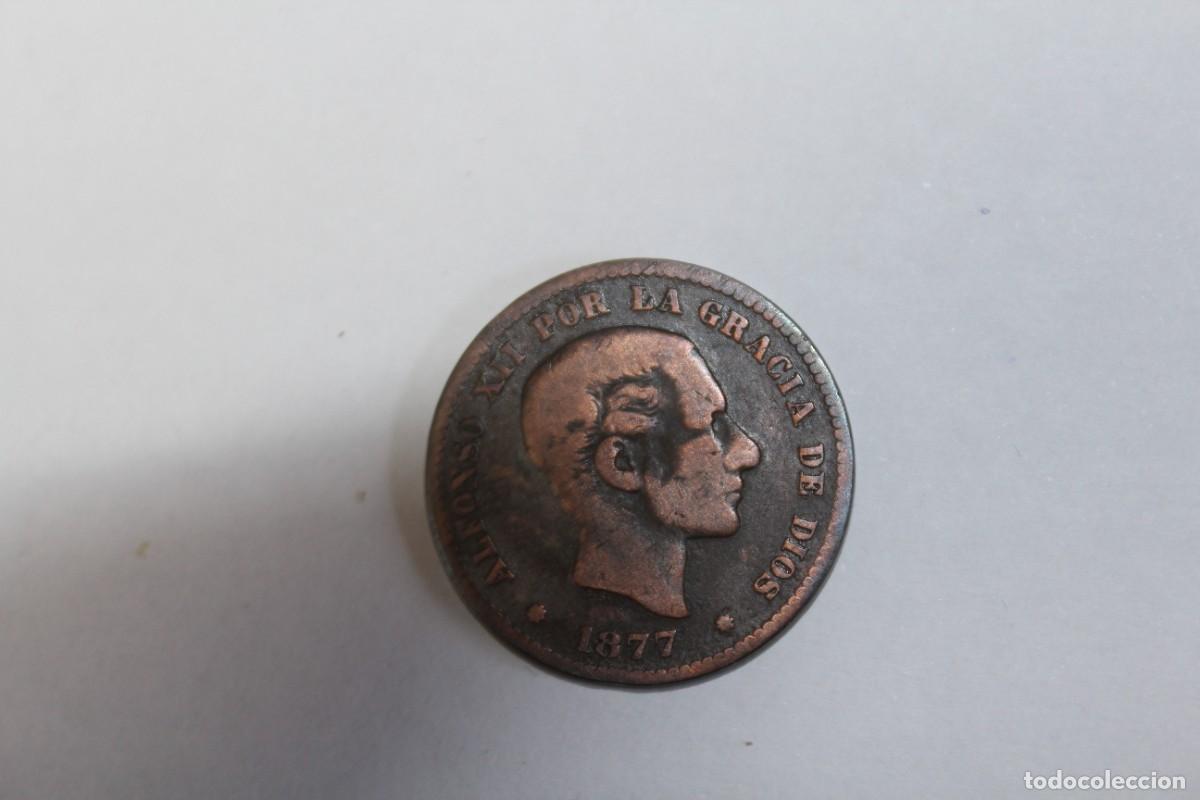 Monedas de Espa&ntilde;a: 5 CENTIMOS de 1877 OM XC 71 ESPA&Ntilde;A en BC - Foto 1