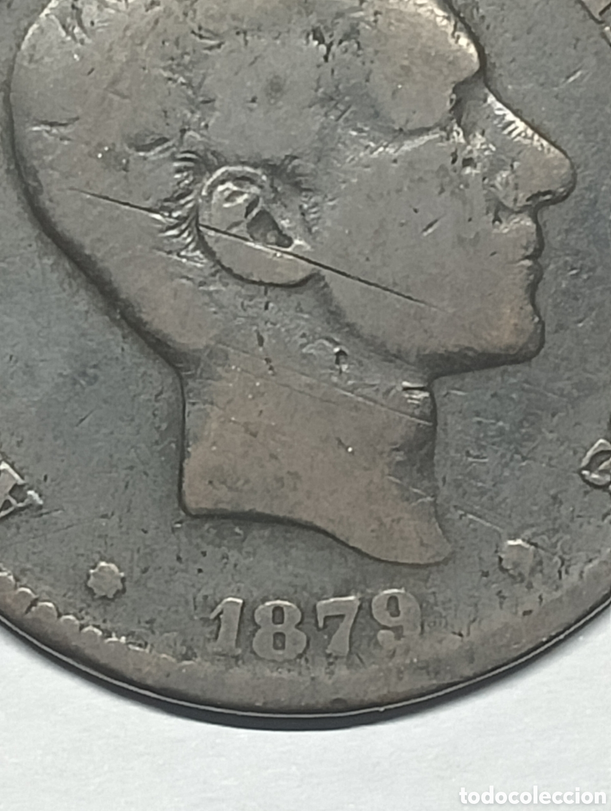 Monedas de Espa&ntilde;a: Moneda 10 C&eacute;ntimos 1879 - Espa&ntilde;a Alfonso XII - Foto 2