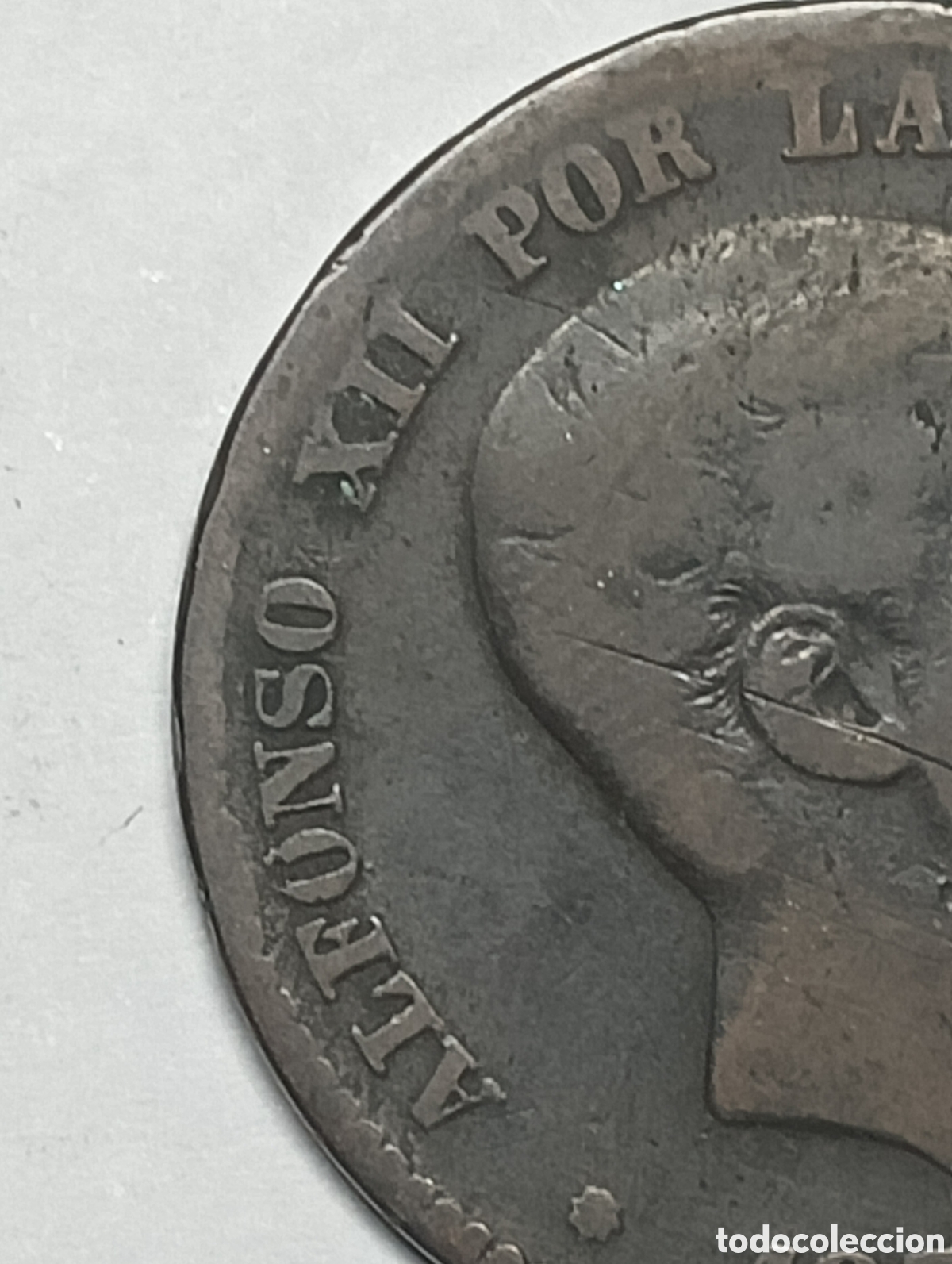 Monedas de Espa&ntilde;a: Moneda 10 C&eacute;ntimos 1879 - Espa&ntilde;a Alfonso XII - Foto 3