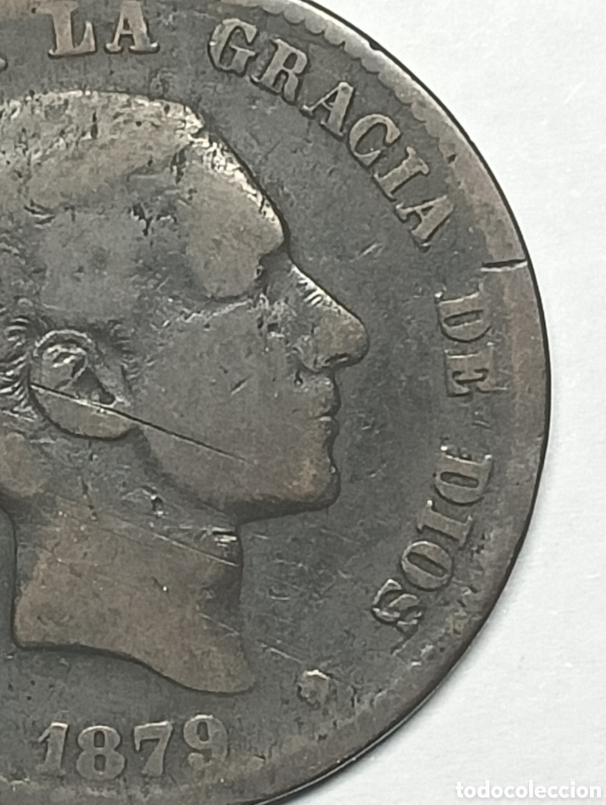 Monedas de Espa&ntilde;a: Moneda 10 C&eacute;ntimos 1879 - Espa&ntilde;a Alfonso XII - Foto 4