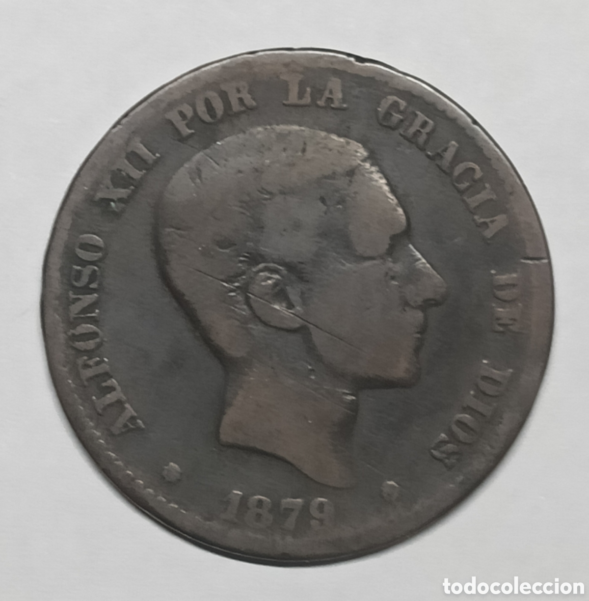 Monedas de Espa&ntilde;a: Moneda 10 C&eacute;ntimos 1879 - Espa&ntilde;a Alfonso XII - Foto 1