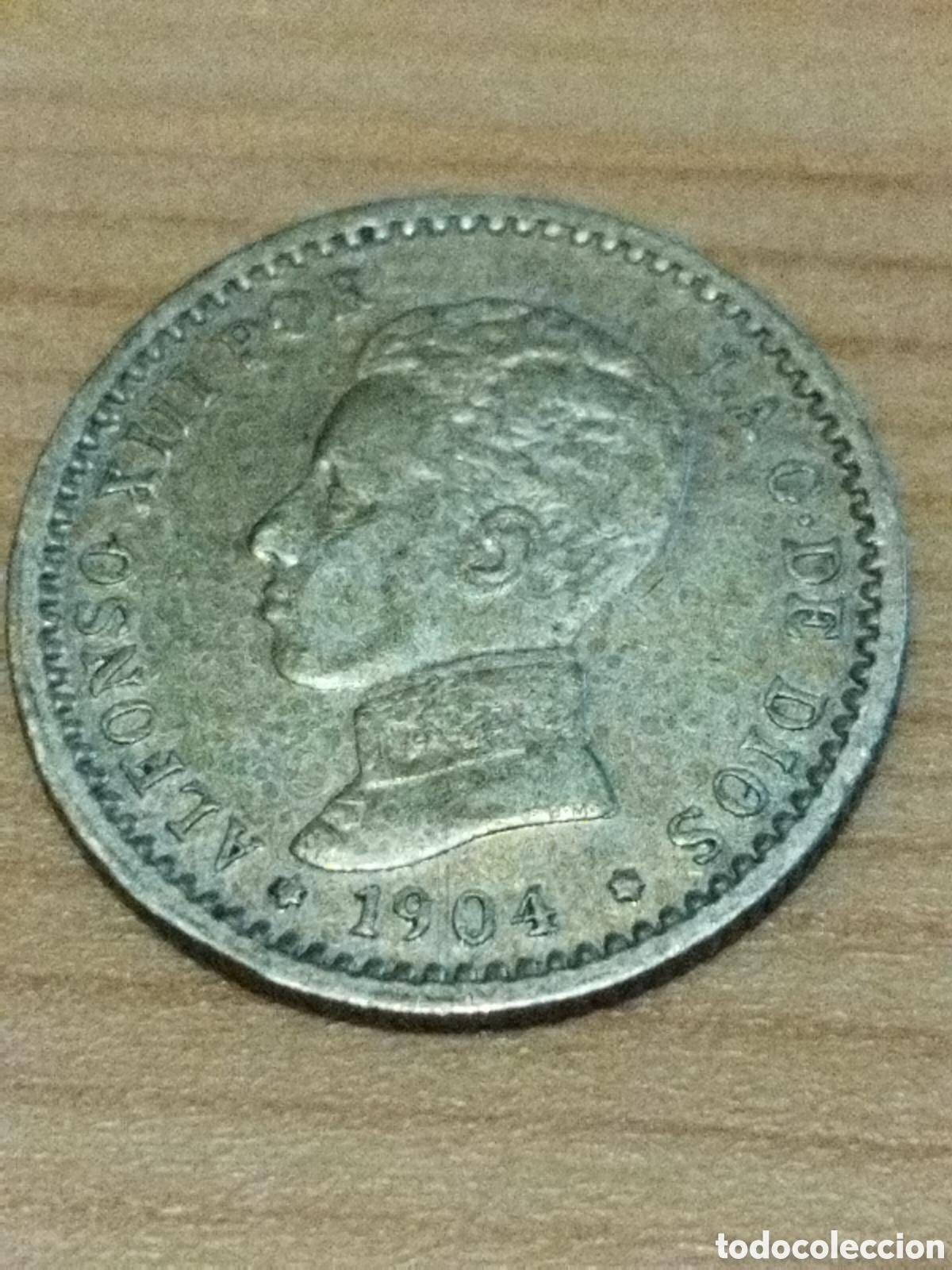 Monedas de Espa&ntilde;a: Moneda de plata de 50 c&eacute;ntimos de 1904 0-4 ebc 2,46 grs - Foto 1