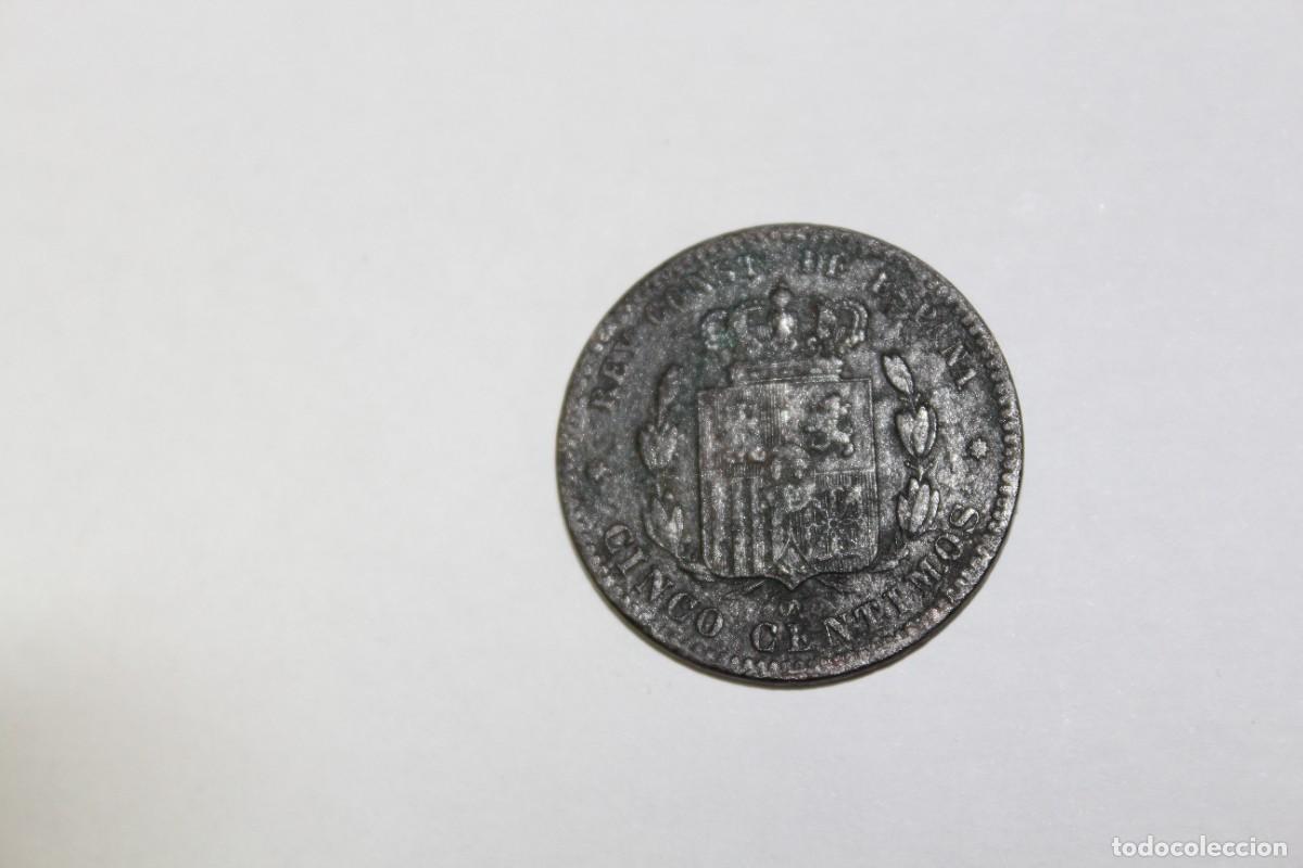 Monedas de Espa&ntilde;a: 5 CENTIMOS de 1878 OM XC 72 ESPA&Ntilde;A en BC - Foto 2