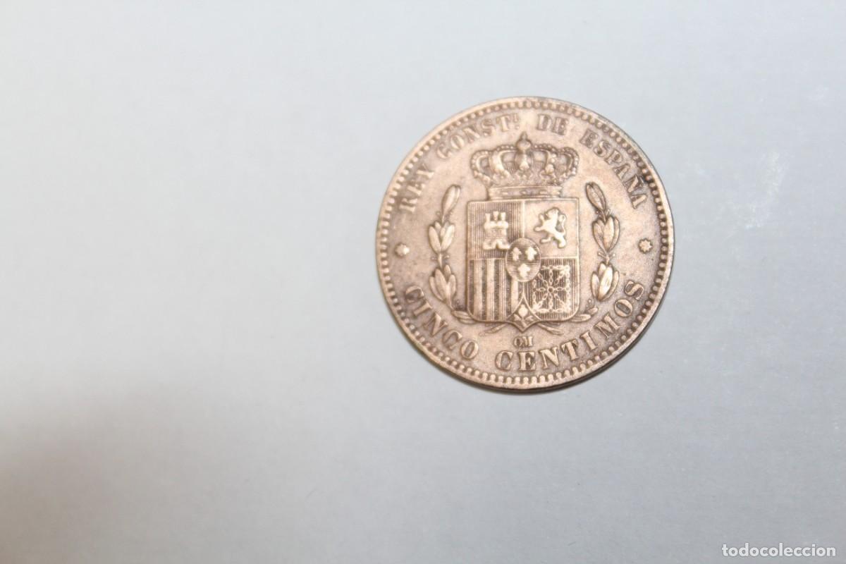 Monedas de Espa&ntilde;a: 5 CENTIMOS de 1878 OM XC 72 ESPA&Ntilde;A en MBC+ - Foto 2