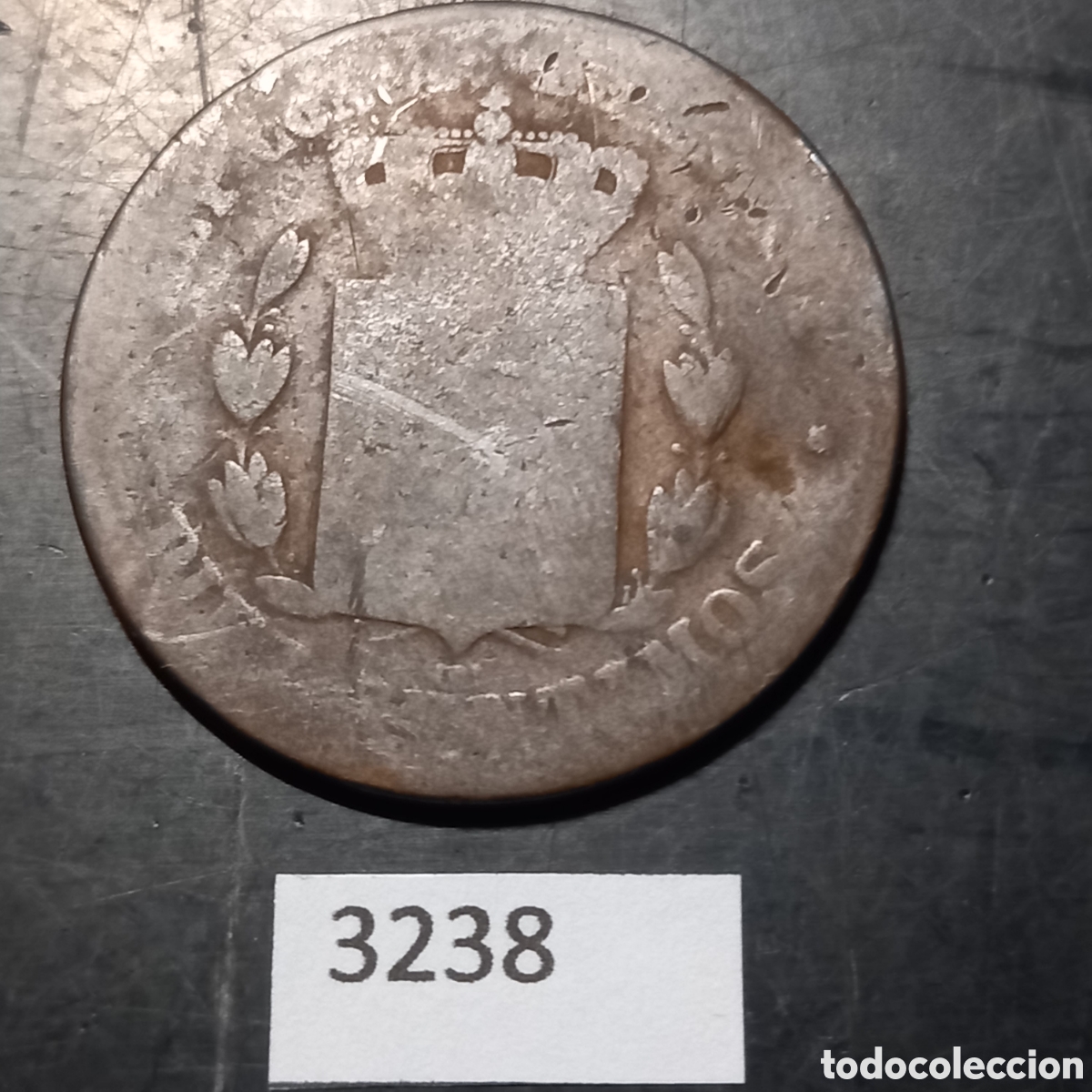 Monedas de Espa&ntilde;a: Espa&ntilde;a 10 c&eacute;ntimos 1878 - Foto 2