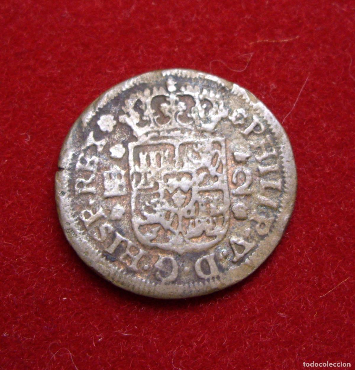 Monedas de Espa&ntilde;a: FELIPE V - 2 MARAVEDIS - 1746 SEGOVIA - Foto 1