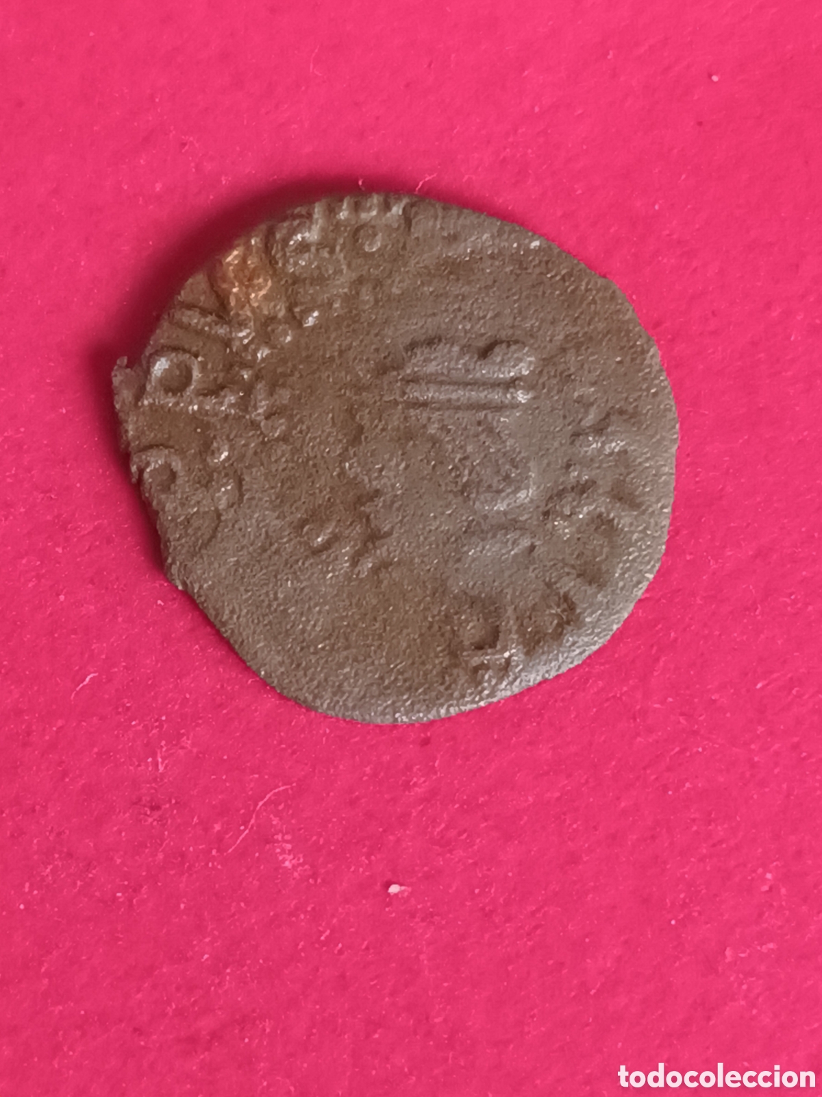 Monedas de Espa&ntilde;a: FELIPE IV. DINERO DE VAL&Eacute;NCIA. REPINTADA. - Foto 1