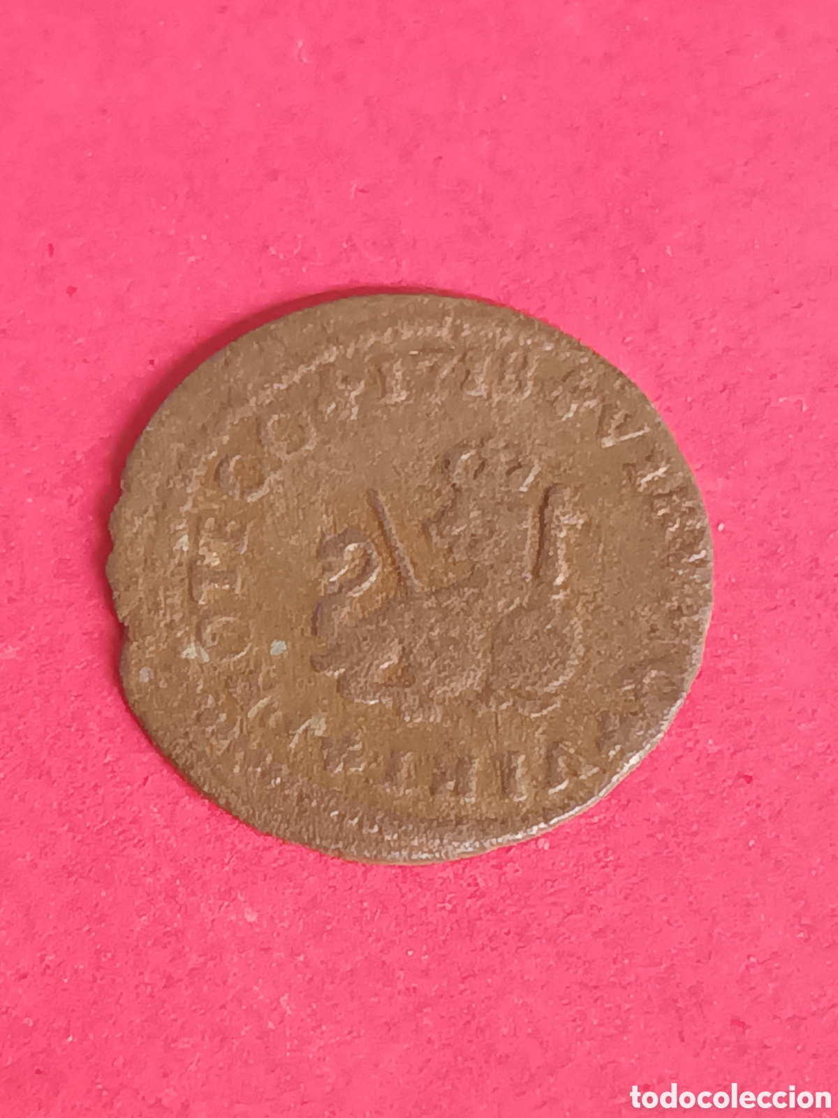 Monedas de Espa&ntilde;a: FELIPE V. 1 MARAVEDI DE 1718. BARCELONA. - Foto 1