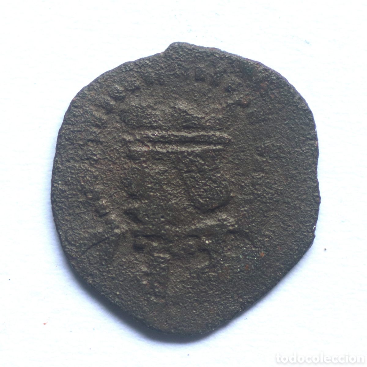 Monedas de Espa&ntilde;a: DINERO FELIPE III VALENCIA - Foto 2